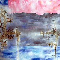 Abstract female painter | Israeli painter | paintings | אתי מור- ציור ופיסול