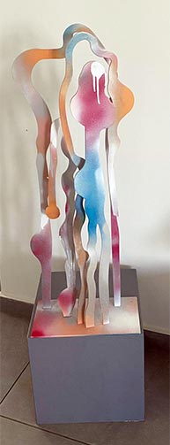 Color droplets, Sculpture, Eti More